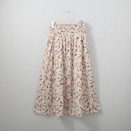 ハケタッチプリントスカート (31008)