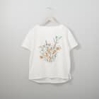 ラフタッチプリントボートネックTシャツ (61033) 1枚目画像