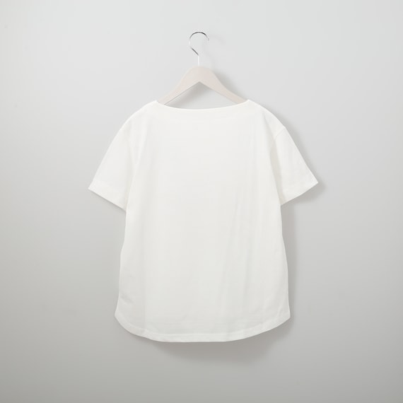 ラフタッチプリントボートネックTシャツ (61033) 2枚目画像