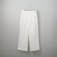 綿混ワイドクロップトパンツ (21052)