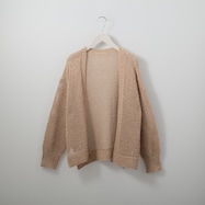 凹凸編地ショート丈トッパーカーディガン (81014)