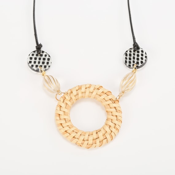 ナチュラルパーツ使いネックレス (91076) 3枚目画像