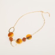 ベッコウカラーネックレス　(91078)