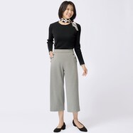 【N+商品】起毛ツイルガウチョパンツ　(22102)