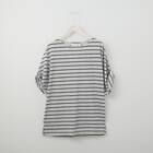 ラメボーダー袖ねじりプルオーバー　(61035) 1枚目画像