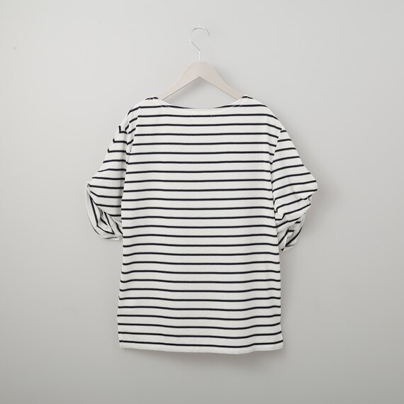 ラメボーダー袖ねじりプルオーバー　(61035) 2枚目画像