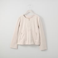 ストレッチスウェード調ブルゾン (12100)