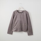 ストレッチスウェード調ブルゾン (12100) 1枚目画像