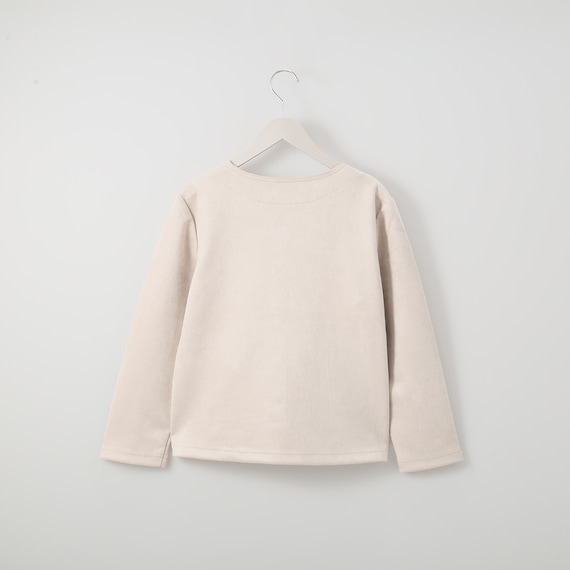 ストレッチスウェード調スナップカーディガン (82100) 2枚目画像