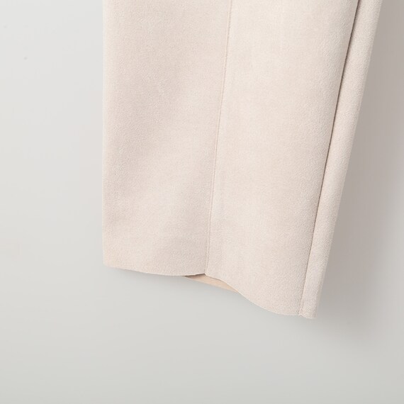 ストレッチスウェード調テーパードパンツ (22100) 4枚目画像