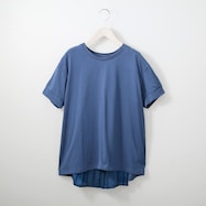 異素材バックプリーツプルオーバー (62100)