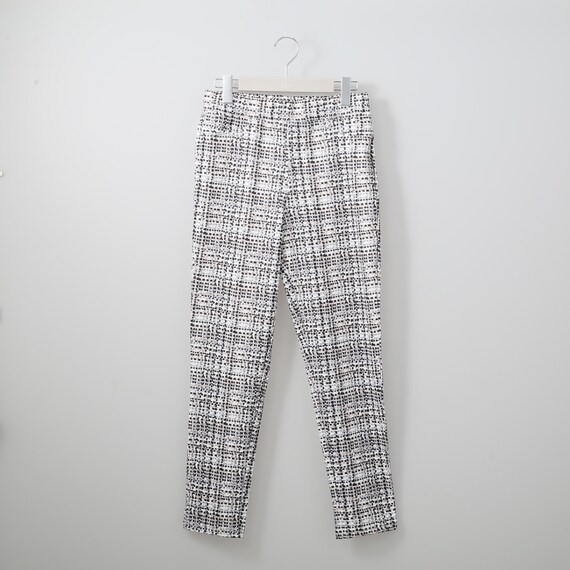 ジオメトリック柄プリントレギンスパンツ (22105) 1枚目画像