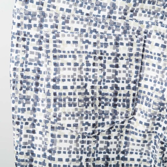 ジオメトリック柄プリントレギンスパンツ (22105) 4枚目画像