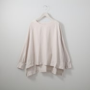 薄手ニットジョーゼットドルマンプルオーバー (72100)