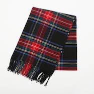 タータンチェックストール (92104)