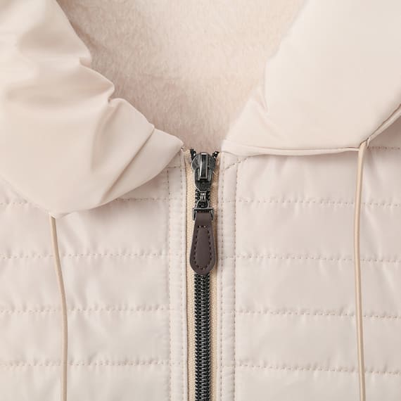 ボンバー中綿ロングベスト (02104) 4枚目画像