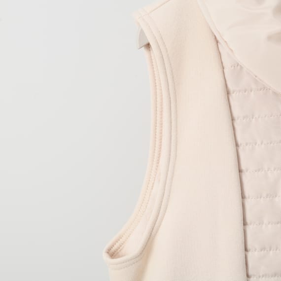 ボンバー中綿ロングベスト (02104) 7枚目画像