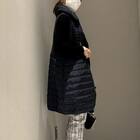 ボンバー中綿ロングベスト　(02104) 10枚目画像