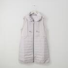 ボンバー中綿ロングベスト　(02104) 1枚目画像