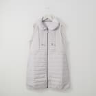 ボンバー中綿ロングベスト (02104) 1枚目画像
