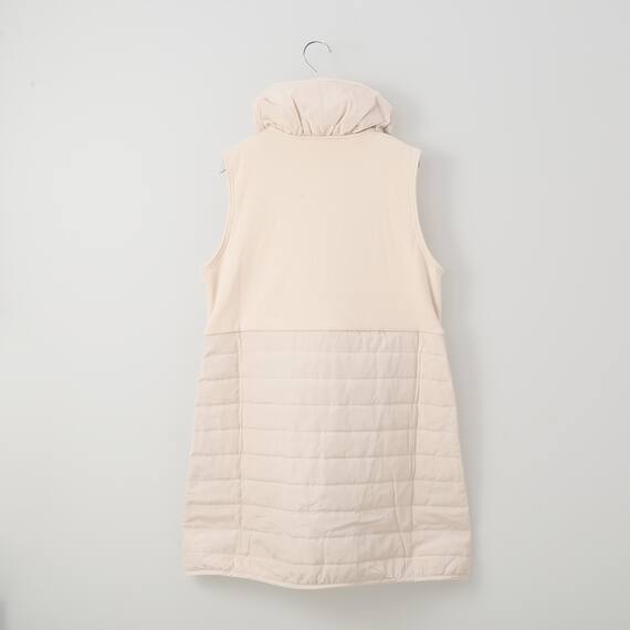 ボンバー中綿ロングベスト　(02104) 2枚目画像