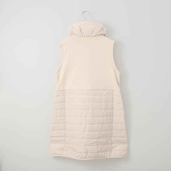 ボンバー中綿ロングベスト (02104) 2枚目画像