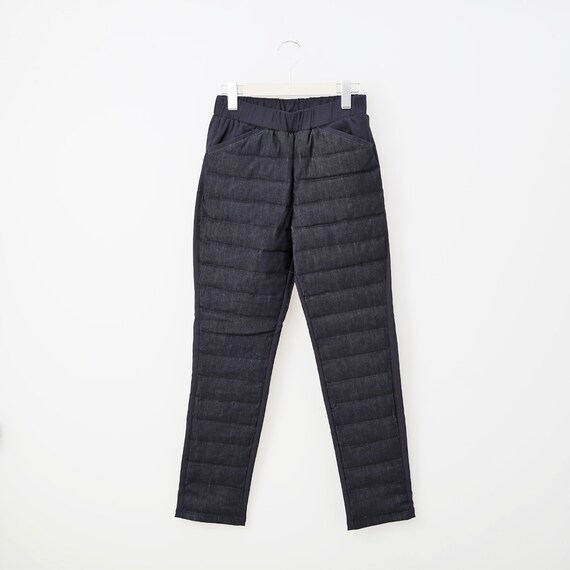 抗菌防臭生地使いダウンパンツショート丈　(22108) 1枚目画像