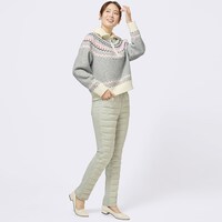 【N+商品】抗菌防臭生地使いダウンパンツレギュラー丈　Ｓサイズ　(22109)
