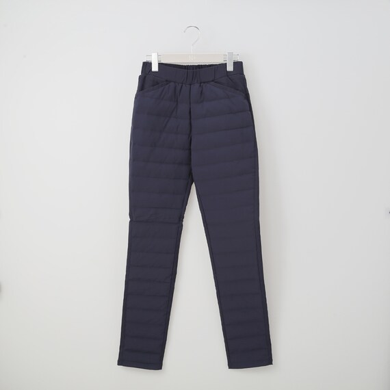 抗菌防臭生地使いダウンパンツロング丈　(22110) 1枚目画像