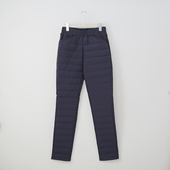 抗菌防臭生地使いダウンパンツロング丈 (22110) 1枚目画像