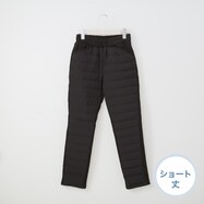 【N+商品】抗菌防臭生地使い裏シャギーダウンパンツショート丈　(22114)