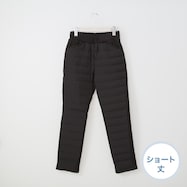 抗菌防臭生地使い裏シャギーダウンパンツショート丈 (22114)