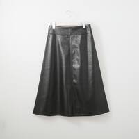 フェイクレザースカート　(32101)