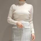 ジンジャー吸湿発熱リブハイネックプルオーバー　(72104) 7枚目画像