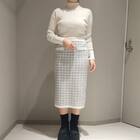 ジンジャー吸湿発熱リブハイネックプルオーバー　(72104) 8枚目画像