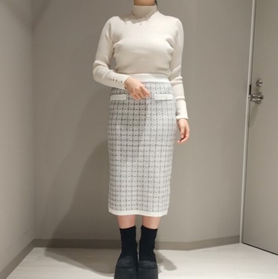 ジンジャー吸湿発熱リブハイネックプルオーバー　(72104) 8枚目画像