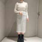 ジンジャー吸湿発熱リブハイネックプルオーバー (72104) 8枚目画像