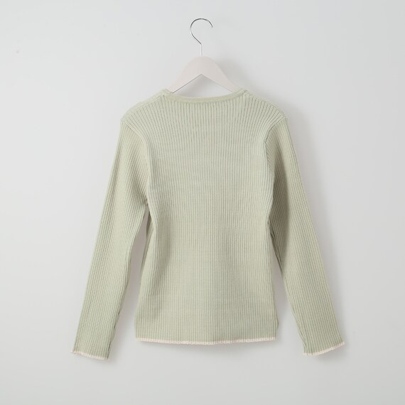 ラメラインリブニットプルオーバー (72105) 2枚目画像