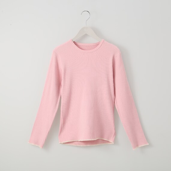 ラメラインリブニットプルオーバー (72105) 1枚目画像