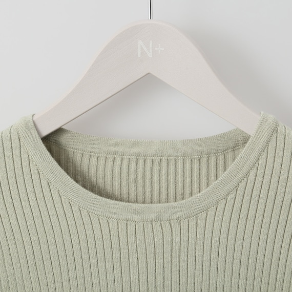 ラメラインリブニットプルオーバー (72105) 4枚目画像