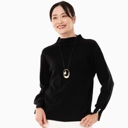 【N+商品】ジンジャー吸湿発熱袖口プラパール付プルオーバー　(72106)