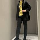 ジンジャー吸湿発熱袖口プラパール付プルオーバー (72106) 8枚目画像
