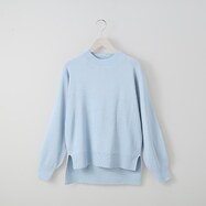 毛玉軽減ハイネックニットプルオーバー　(72108)
