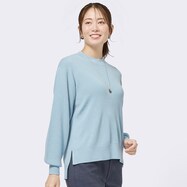 【N+商品】毛玉軽減ハイネックニットプルオーバー　(72108)