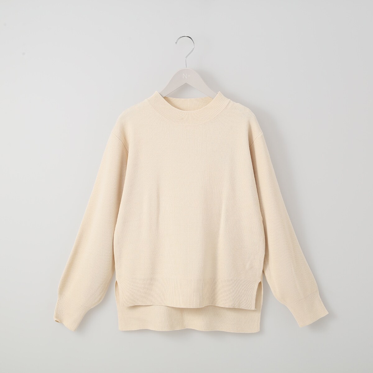 ニット　お値下げ中です セール】ボトルネックゆるニットプルオーバー［大人 カジュアル 着回し