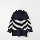 ボーダーニットチュニック (72110) 1枚目画像