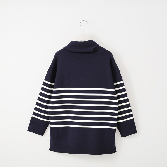 ボーダーニットチュニック　(72110) 2枚目画像