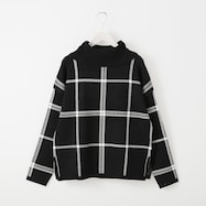 チェック柄タートルネックプルオーバー (72119)