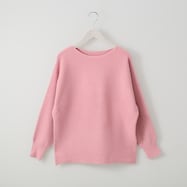 ラメ混ニットドルマンスリーブプルオーバー (72118)