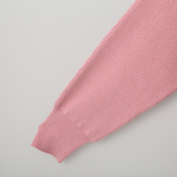 ラメ混ニットドルマンスリーブプルオーバー (72118) 5枚目画像